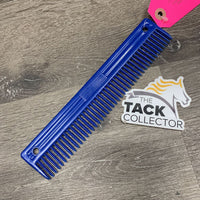 Plastic Mane Comb *gc, clean, residued, rubs
