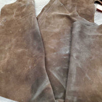 Full Suede Chaps *gc, rubs, stains, older, dirty
