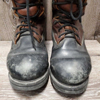 Pr Insulated Winter Boots, laces *gc, toes: rubs, faded & scuffs, clean, mnr dirt & hair inside
