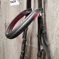 Soft Rsd/Padded Bitless Bridle, Buckles, Cotton Web Reins *gc, dirty, sticky, faded
