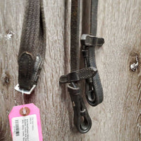 Soft Rsd/Padded Bitless Bridle, Buckles, Cotton Web Reins *gc, dirty, sticky, faded
