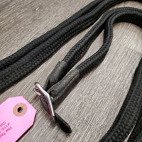 Biothane - Nylon Loop Reins, 2x conway buckles, snaps & rein stoppers vgc, clean, mnr rubs & film/residue
