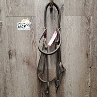 Soft Thick Headstall, bling, silver buckles *gc, dirty, film
