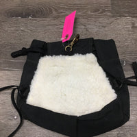 Waterproof Saddle Bag, Fleece *vgc, mnr dirt, hair, clumpy fleece
