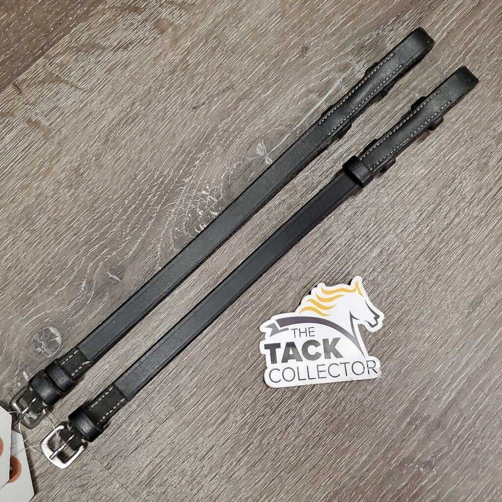 Pr Leather Cheek Pieces *vgc, clean, mnr dirt, scuffs