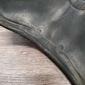 Open Front & Hind Boots, velcro *gc/fair, faded, residue, clean, v.scraped, holey edges, 1 squished, stains