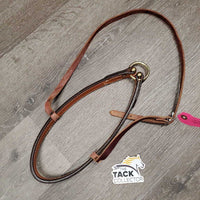 Basket Weave Leather Tie Down Noseband *like new
