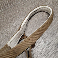 Hvy Nylon Tie Down, Fleece Lined *gc, v.dirty, v.stained, hair, rust, older, faded
