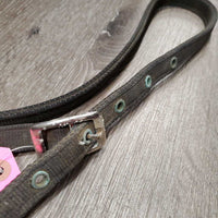 Double Nylon Tie Down, Tie Down Strap *fair, dirty, stained, v.stiff, rust, oxidized, rubs
