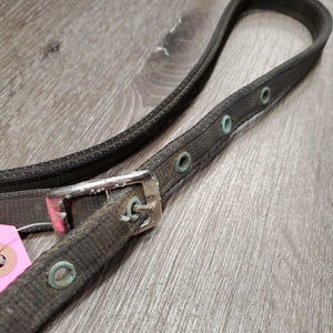 Double Nylon Tie Down, Tie Down Strap *fair, dirty, stained, v.stiff, rust, oxidized, rubs