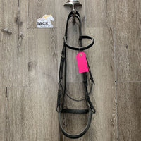 Rsd Bridle *gc, scraped edges, xholes, older, faded, stains, scraped edges, creases, loose hook
