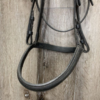 Rsd Bridle *gc, scraped edges, xholes, older, faded, stains, scraped edges, creases, loose hook
