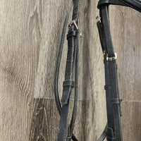 Rsd Bridle *gc, scraped edges, xholes, older, faded, stains, scraped edges, creases, loose hook
