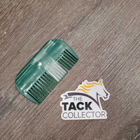 Plastic Mane Comb *gc, clean, discolored spots, mnr dings & bent teeth
