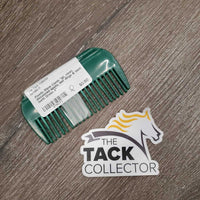 Plastic Mane Comb *gc, clean, discolored spots, mnr dings & bent teeth
