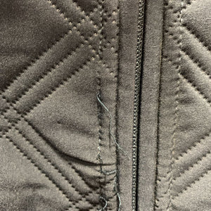 Quilt Jacket, "CEDL Champion" *xc, vmnr dirt, undone seam stitching