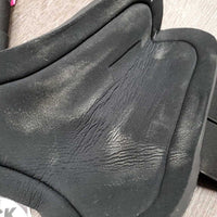 Pr Open Front Boots, velcro *like new, frayed edges, clean, mnr hair, 1 squished
