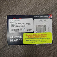 'FINE' Top & Bottom Clipper Blades, folder, box *new
