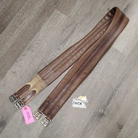 Vinyl - Leather Thin Girth, 1x Elastic *vgc, mnr dirty seams, rubs & stains, stiff

