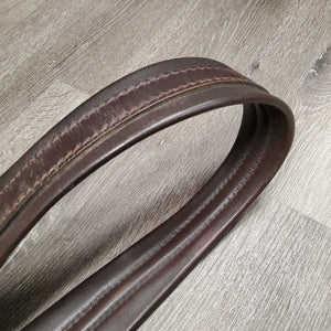 Vinyl - Leather Thin Girth, 1x Elastic *vgc, mnr dirty seams, rubs & stains, stiff