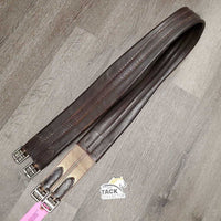 Vinyl - Leather Thin Girth, 1x Elastic *vgc, mnr dirty seams, rubs & stains, stiff
