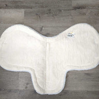 Fitted Fleece Hunter Saddle Pad *gc, mnr hair, clean, rubs, pills, mnr thin edges
