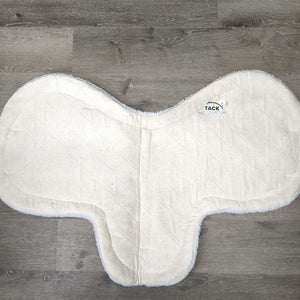 Fitted Fleece Hunter Saddle Pad *gc, mnr hair, clean, rubs, pills, mnr thin edges