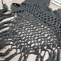 Crochet Fly Veil Ear Bonnet, veil, string *gc, clean, mnr hair, faded
