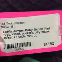 Jumper Baby Saddle Pad *vgc, clean, puckers, pilly edges, threads
