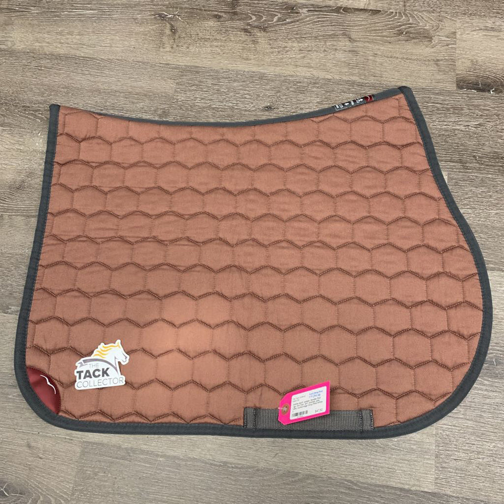 Quilt Jumper Saddle Pad *gc, mnr hair, dirt, stained, pills, rubs, curled edge