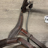 Browband, Crank, Flash,1 Cheek ONLY *NO Crown or Chin Pad *vgc, dirt, scraped edges, rubs
