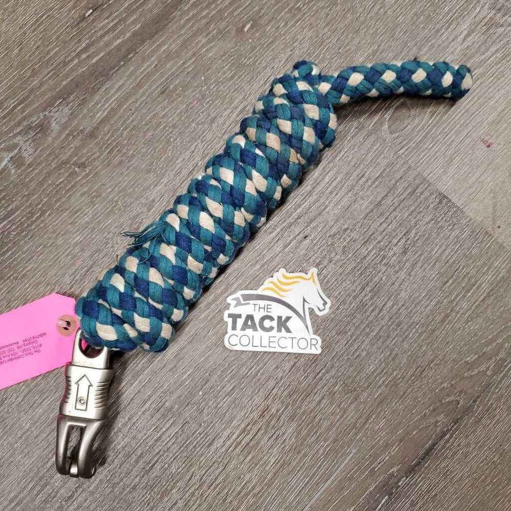 Braided Cotton Lead Rope, Safety Snap *gc, mnr dirt?stains, rubs & snags/cut threads