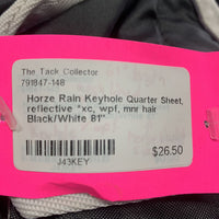 Rain Keyhole Quarter Sheet, reflective *xc, wpf, mnr hair
