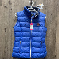 Puffy Quilt Vest, zipper *vgc
