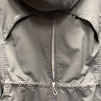 Light Jacket, Attached Hood, drawstring waist *gc, clean, v.pilly lining, seams: v.crinkled & puckers
