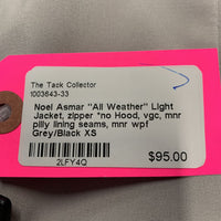 "All Weather" Light Jacket, zipper *no Hood, vgc, mnr pilly lining seams, mnr wpf
