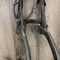 Soft Rsd/Padded Bridle, Buckles, Cotton Web Reins *NO Flash, gc, dirt, rubs, scuffs, film, faded, creased, chewed/bent edge
