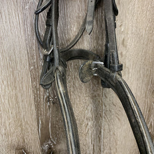 Soft Rsd/Padded Bridle, Buckles, Cotton Web Reins *NO Flash, gc, dirt, rubs, scuffs, film, faded, creased, chewed/bent edge