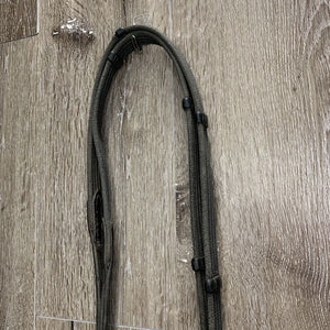 Soft Rsd/Padded Bridle, Buckles, Cotton Web Reins *NO Flash, gc, dirt, rubs, scuffs, film, faded, creased, chewed/bent edge