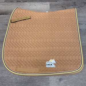 Quilt Jumper Saddle Pad, tabs *gc, clean, v.pilly, faded