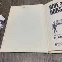 Ride a Horse by Jeanne Mellin *fair, v.stained?dirty, bent corners, ripped out page

