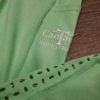 Sticky Full Seat Riding Tight Breeches, 2x thigh pockets *vgc, mnr seam rubs & frays, cracking logo, loose waist stitching
