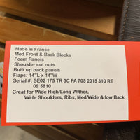 17.5 MW *5.5" CWD SE02 Close Contact, 2 Billet Guards, Red CWD Cover, Med Front & Back Blocks, Foam Panels, Flaps: 14"L x 14"W Serial #: SE02 175 TR 3C PA 705 2015 310 RT 09 5810
