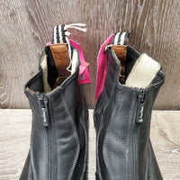 Pr Soft Paddock Boots, zips *xc, clean, mnr seam residue