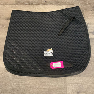 Thin Dressage Saddle Pad, bling *gc, dirty, hairy, puckers, missing bling