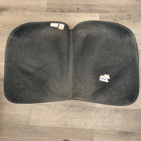 Thin Dressage Saddle Pad, bling *gc, dirty, hairy, puckers, missing bling
