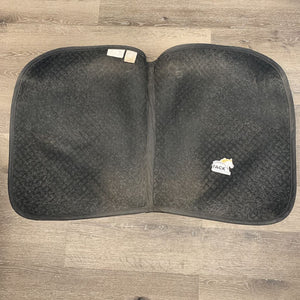 Thin Dressage Saddle Pad, bling *gc, dirty, hairy, puckers, missing bling