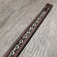 Chain Browband *vgc, clean, discolored, stains, edge scrapes, loose chain
