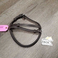 Rsd/Padded FS Cavesson Monocrown Noseband ONLY, 2x buckles *like new, clean, mnr dirt
