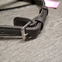 Rsd/Padded FS Cavesson Monocrown Noseband ONLY, 2x buckles *like new, clean, mnr dirt
